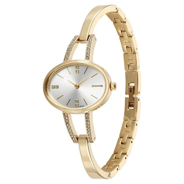Sonata Aura Quartz Analog Watch For Women 87099YM01
