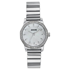 Sonata Festive Quartz Analog Watch For Women - 87106SM01 - KRISHNA WATCH COMPANY