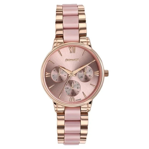 Sonata Festive Quartz Multifunction Watch For Women 87107kd02
