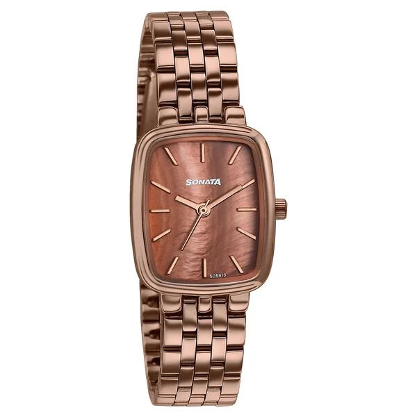 Sonata Festive Quartz Analog Watch For Women 87108QM01 - KRISHNA WATCH COMPANY