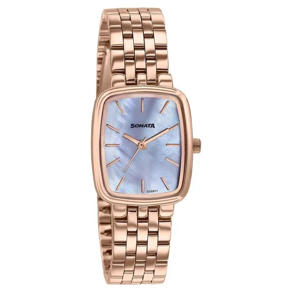 Sonata Festive Quartz Analog Watch For Women 87108wm01 - KRISHNA WATCH COMPANY