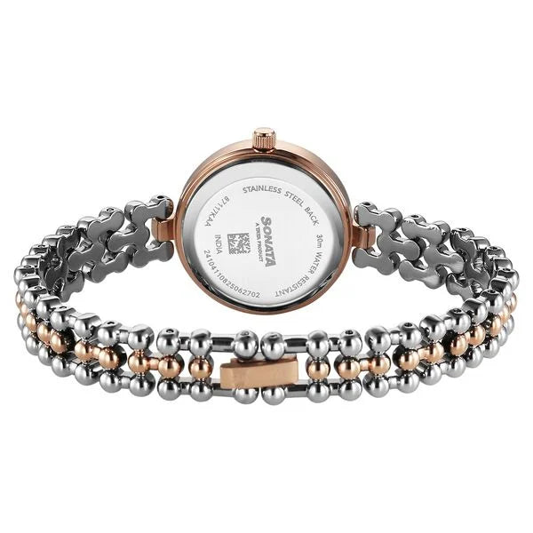 Sonata Festive Quartz Analog Watch For Women 87117km01