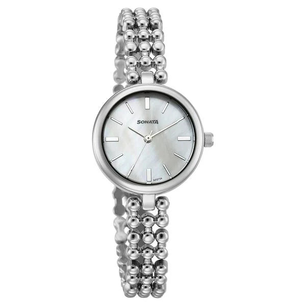 Sonata Festive Quartz Analog Watch For Women 87117sm01