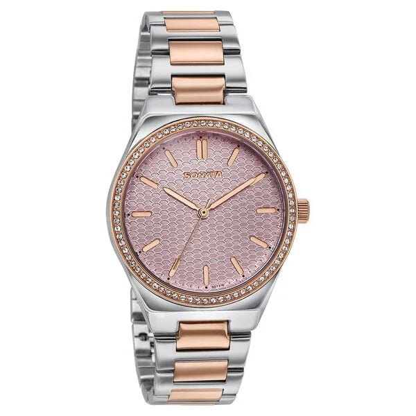 Sonata Jashn Quartz Watch For Women 87120KM01