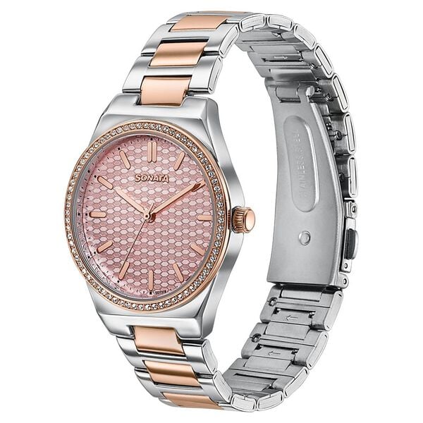 Sonata Jashn Quartz Watch For Women 87120KM01
