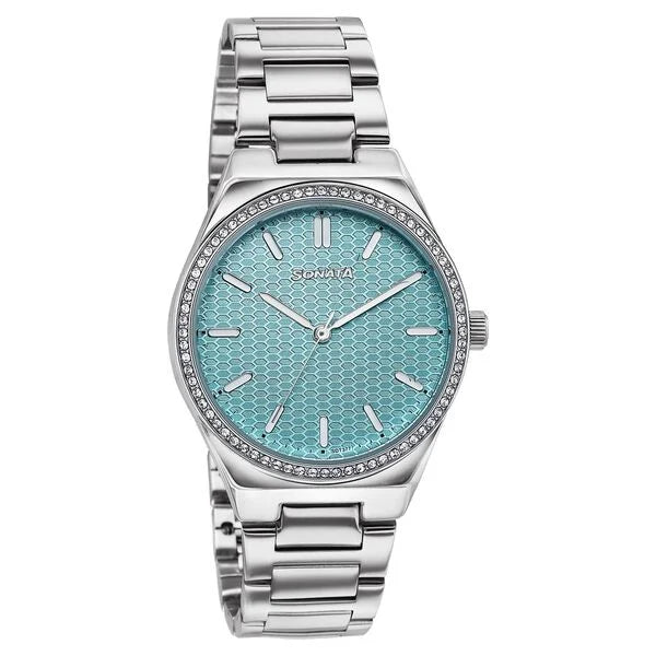Sonata Jashn Quartz Watch For Women 87120SM01