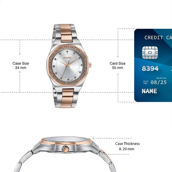 Sonata Jashn Quartz Watch For Women 87121km02