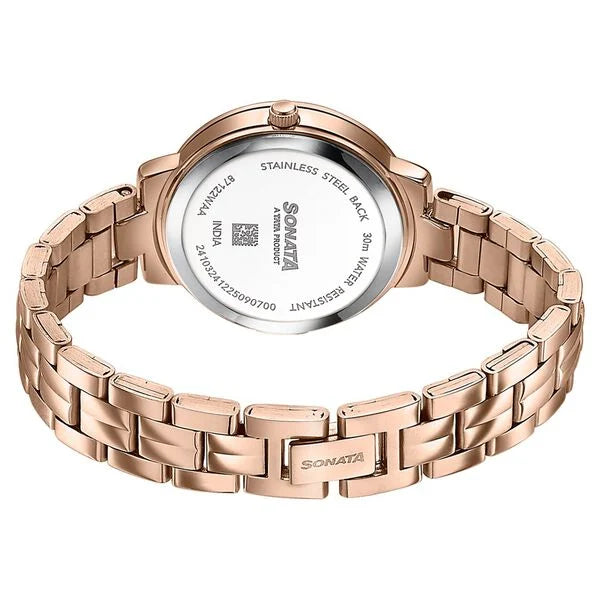 Sonata Jashn Quartz Watch For Women - 87122WM03
