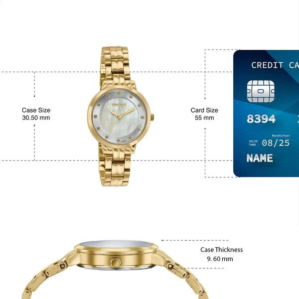 Sonata Jashn Quartz Watch For Women 87122YM01