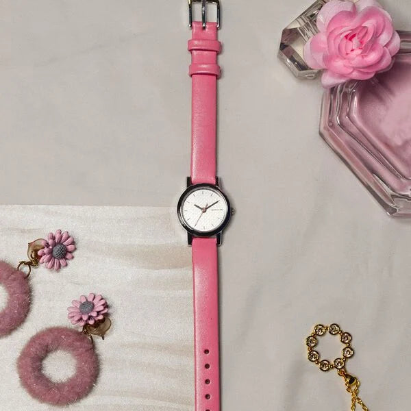 Sonata Splash White Dial Women Watch 8976sl15