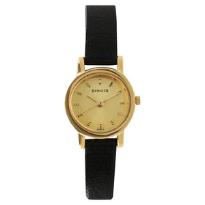 Sonata Quartz Analog Watch for Women - 8976YL01W - KRISHNA WATCH COMPANY