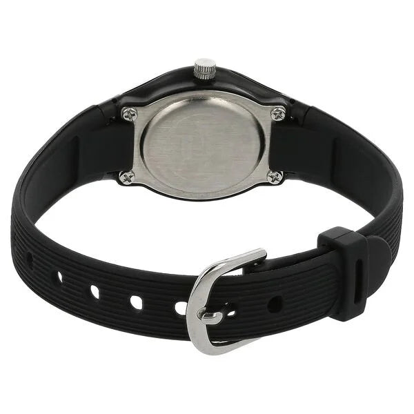 SF Quartz Analog Silver Dial Plastic Strap Watch for Women 8989pp03