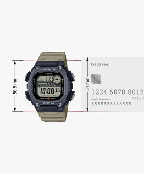 CASIO Youth- Digital Watch - For Men I125 DW-291HX-5AVDF