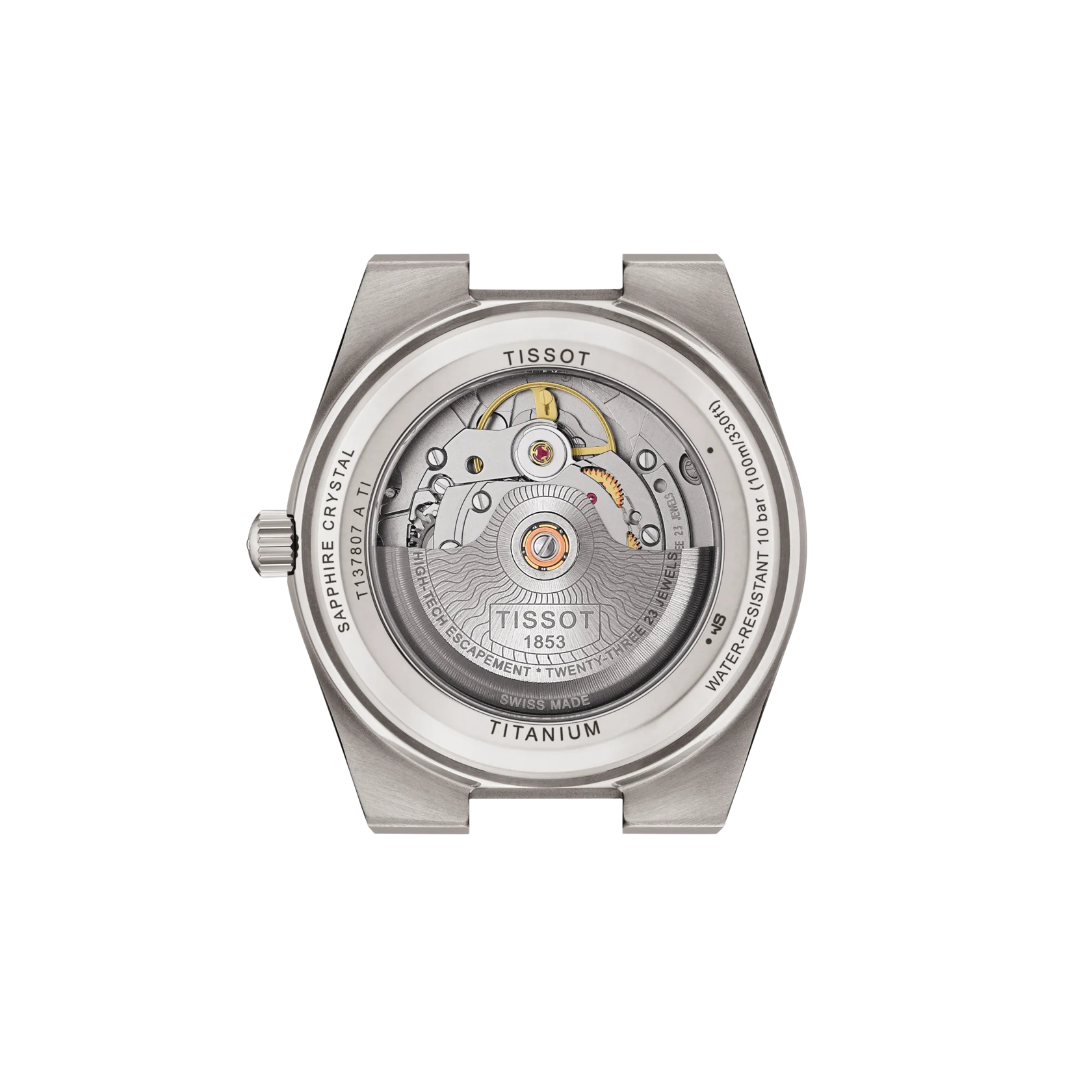 Tissot PRX Titanium Powermatic 80 Automatic Men's Watch T1378074406100