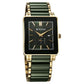 Titan Regalia Shaped Ceramic Quartz Analog Steel & Ceramic Strap Watch For Men 90013kd05