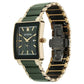 Titan Regalia Shaped Ceramic Quartz Analog Steel & Ceramic Strap Watch For Men 90013kd05