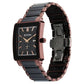Titan Regalia Shaped Ceramic Quartz Analog with Date Black Dial Steel & Ceramic Strap Watch For Men 90013kd06