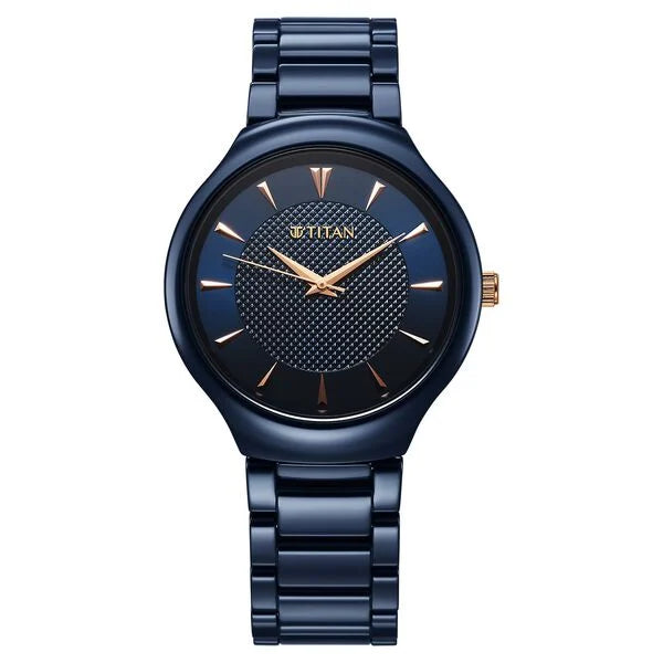 Titan Regalia Ceramics Quartz  Watch For Men 90014kc04