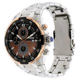 Titan Quartz Chronograph Black Dial Stainless Steel Strap Watch for Men 90044km04