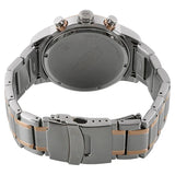 Titan Octane Quartz Chronograph White Dial Stainless Steel Strap Watch for Men / 90086KM02