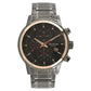 Titan Octane Black Dial Stainless Steel Strap Watch 90086KM03