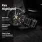 Titan Octane Black Dial Chronograph Watch for Men 90086KM05