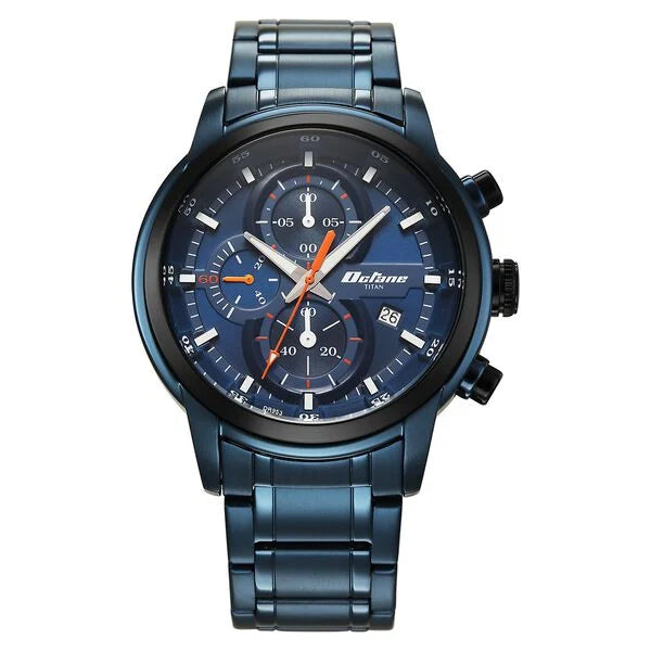 Titan Octane Primal Quartz Chronograph Watch For Men 90086km08