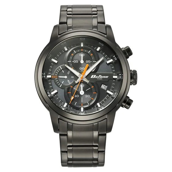 Titan Octane Primal Quartz Chronograph Watch For Men - 90086QM01 - KRISHNA WATCH COMPANY
