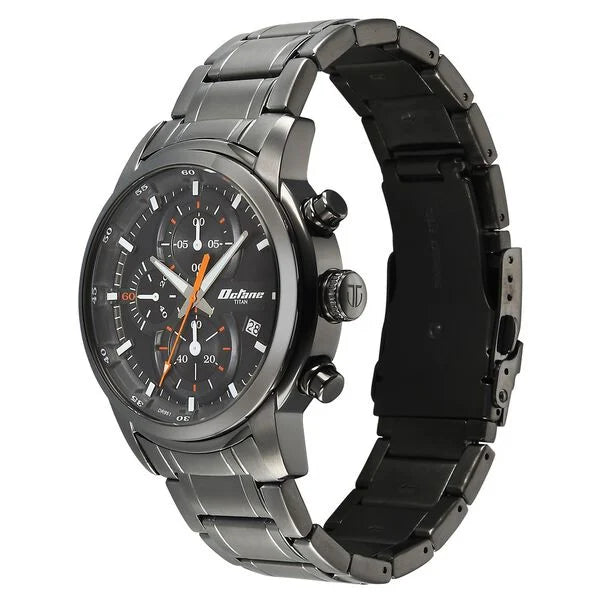 Titan Octane Primal Quartz Chronograph Watch For Men 90086qm01
