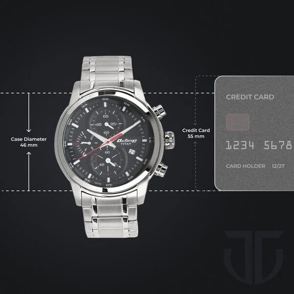 Titan Octane Chrono watch for Men 90086sm01