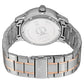 Retrograde White Dial Stainless Steel Strap Watch NP90101KM01