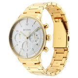 Titan Urban Magic Silver Dial Stainless Steel Strap Watch - 90102YM01