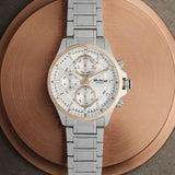 Titan Octane White Dial Quartz watch for Men 90104km03