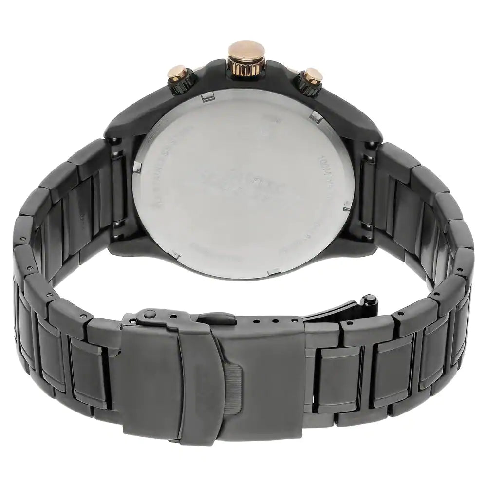 Octane Black Dial Stainless Steel Strap Watch 90104KM04 (DH8024)