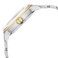 Titan Golden Heart Skeletal Automatic Analog with Silver Dial Dual-Tone Stainless Steel Strap Watch for Men 90110bm01
