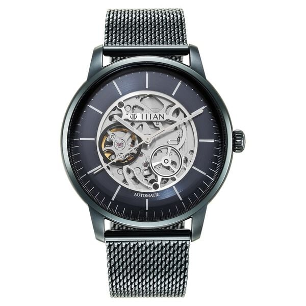 Titan Skeletal Automatic Watch for Men 90110qm01 - KRISHNA WATCH COMPANY