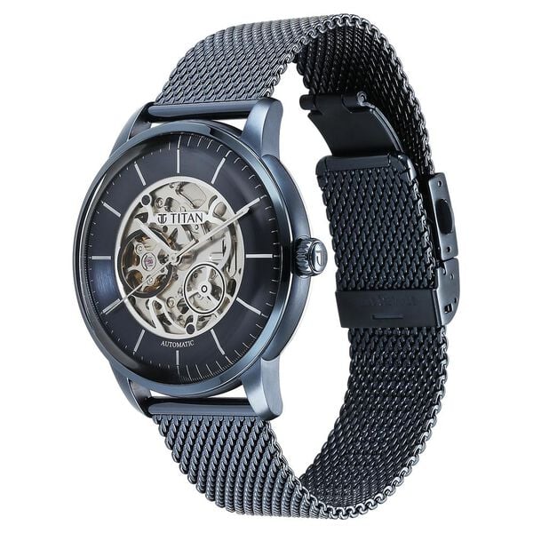 Titan Skeletal Automatic Watch for Men 90110qm01