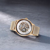 TITAN Mechanical Silver Dial Analog Watch for Men 90110WM01