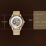 TITAN Mechanical Silver Dial Analog Watch for Men 90110WM01