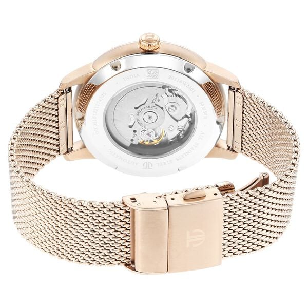 TITAN Mechanical Silver Dial Analog Watch for Men 90110WM01