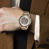 TITAN Mechanical Silver Dial Analog Watch for Men - 90110WM01 - KRISHNA WATCH COMPANY