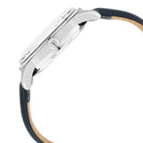 Titan Automatic Silver Dial Leather Strap Watch for Men 90126SL02