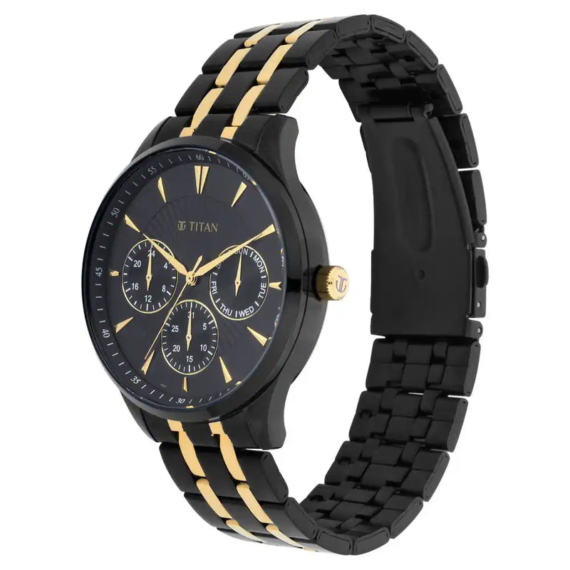 TITAN Regalia Opulent Stainless Steel Watch - 90127KM01 - KRISHNA WATCH COMPANY