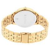 Titan Quartz Analog with Day and Date White Dial Stainless Steel Strap Watch for Men 90127YM01 - KRISHNA WATCH COMPANY