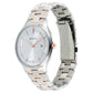 Classique Slimline Watch with Silver Dial & Two Toned Stainless Steel Strap NQ90142KM01