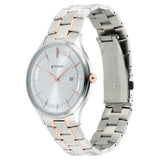 Titan Classique Slimline Watch with Silver Dial & Two Toned Stainless Steel Strap NQ90142KM01