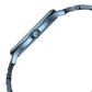 Titan Slim Ceramic Fusion Quartz Analog with Date Blue Dial Stainless Steel Strap Watch For Men 90142qd01