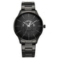 Titan World Time Black Dial Stainless Steel Strap Watch 90145NM01