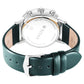 Infinity Display Silver Dial Leather Strap Watch 90146SL01