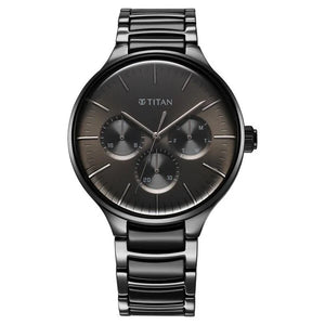 Titan Ceramic Fusion Quartz Watch For Men - 90148KD06 - KRISHNA WATCH COMPANY